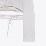 ÁO KHOÁC BLAZER DÁNG CROP CÓ DÂY BUỘC