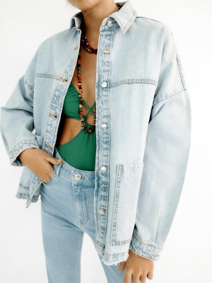 ÁO SƠ MI BÒ OVERSIZE KHOÁC NGOÀI