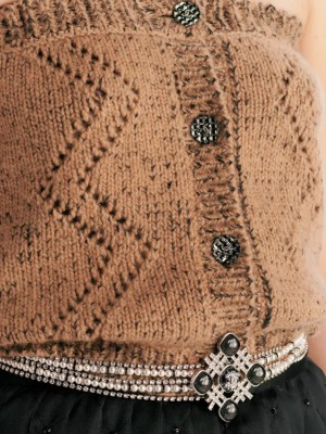 ÁO CÚP NGỰC KÈM KHOÁC