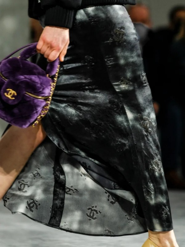 Chân váy Silk Satin & Viscose