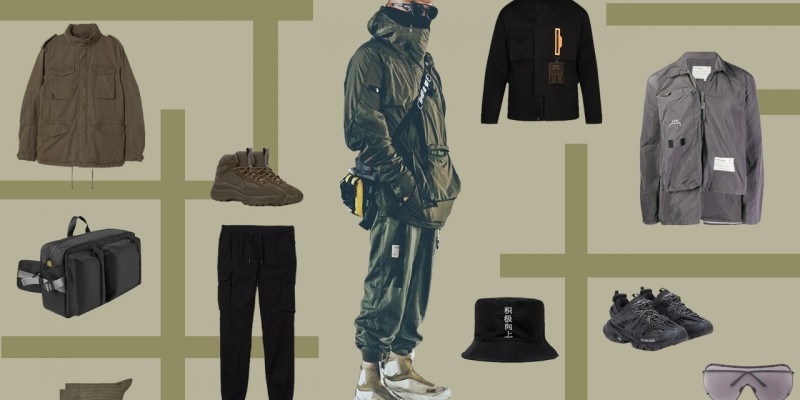 Phối đồ theo xu hướng thời trang Utilitarian