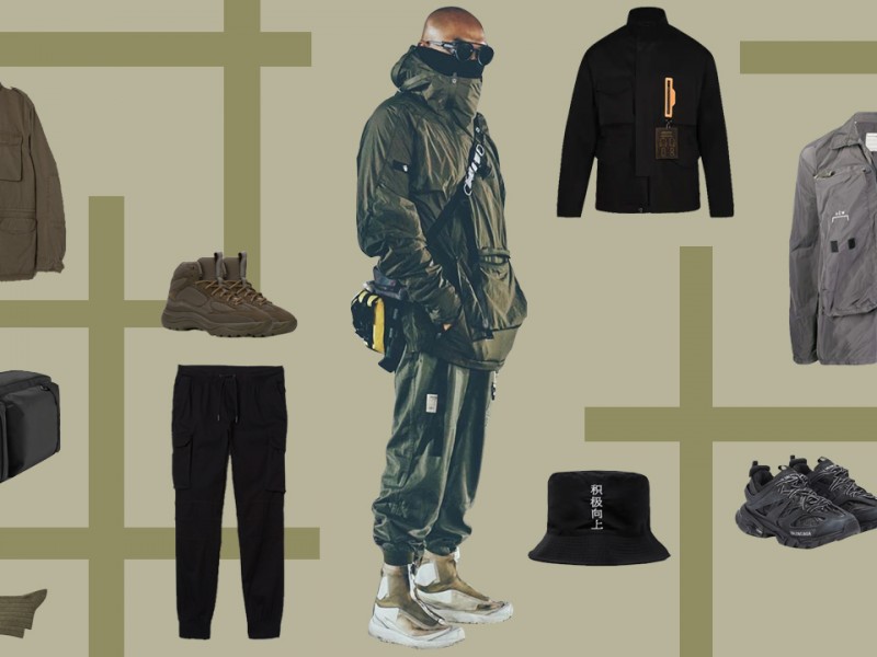 Phối đồ theo xu hướng thời trang Utilitarian