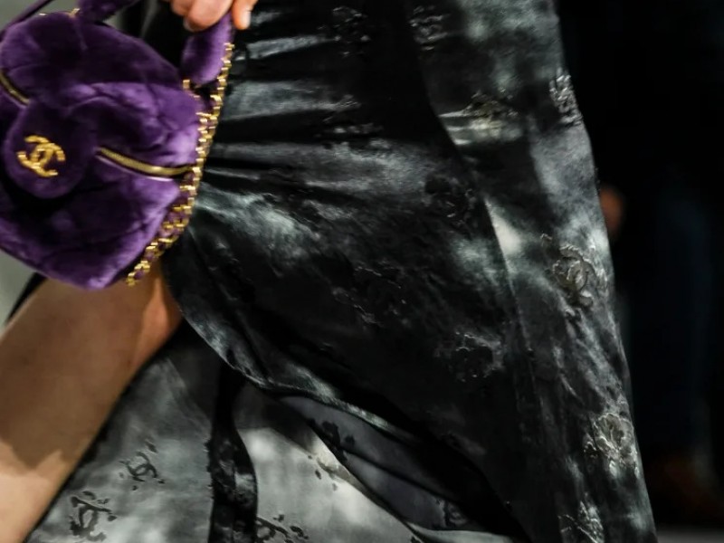 Chân váy Silk Satin & Viscose